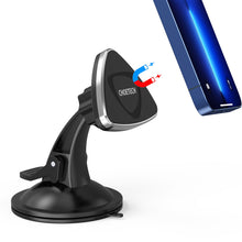 Заредете изображение във визуализатора на галерията – Choetech magnetic car phone holder for windshield and cockpit black (H010 black) - TopMag
