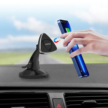 Заредете изображение във визуализатора на галерията – Choetech magnetic car phone holder for windshield and cockpit black (H010 black) - TopMag
