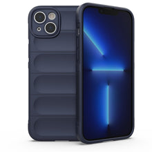 Заредете изображение във визуализатора на галерията – Magic Shield Case case for iPhone 14 Plus flexible armored dark blue cover
