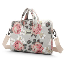 Заредете изображение във визуализатора на галерията – CANVASLIFE BRIEFCASE LAPTOP 15-16 WHITE ROSE - TopMag
