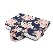 Заредете изображение във визуализатора на галерията – CANVASLIFE BRIEFCASE LAPTOP 15-16 WHITE ROSE - TopMag
