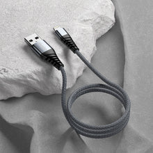 Заредете изображение във визуализатора на галерията – Dudao cable USB cable - Lightning 6A 1 m gray (TGL1L) - TopMag
