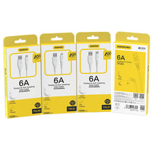 Заредете изображение във визуализатора на галерията – Dudao cable USB cable - Lightning 6A 1 m white (TGL3L) - TopMag

