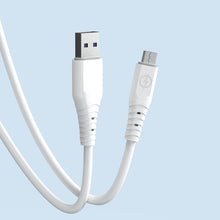 Заредете изображение във визуализатора на галерията – Dudao cable USB - micro USB 6A cable 1 m white (TGL3M) - TopMag
