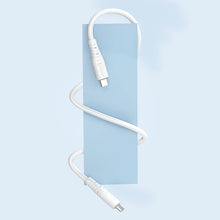Заредете изображение във визуализатора на галерията – Dudao cable, USB Type C cable - USB Type C 6A 100W PD white (TGL3C) - TopMag
