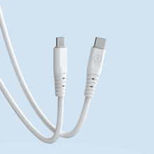 Заредете изображение във визуализатора на галерията – Dudao cable, USB Type C cable - USB Type C 6A 100W PD white (TGL3C) - TopMag
