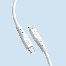 Заредете изображение във визуализатора на галерията – Dudao cable, USB Type C cable - Lightning 6A 65W PD white (TGL3X) - TopMag
