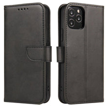 Заредете изображение във визуализатора на галерията – Magnet Case elegant case cover with a flap and stand function Google Pixel 6a black - TopMag
