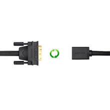 Заредете изображение във визуализатора на галерията – Ugreen cable adapter cable DVI (male) - HDMI (female) 0.15m black (20118)
