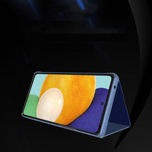 Заредете изображение във визуализатора на галерията – Clear View Case flip cover for Samsung Galaxy A73 pink - TopMag
