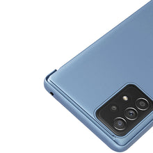 Заредете изображение във визуализатора на галерията – Clear View Case flip cover for Samsung Galaxy A73 blue - TopMag
