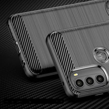 Заредете изображение във визуализатора на галерията – Carbon Case Flexible Cover Sleeve Motorola Moto G71 5G black - TopMag
