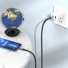 Заредете изображение във визуализатора на галерията – HOCO cable Type C to iPhone Lightning 8-pin PD 20W Strength X85 1m black

