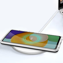 Заредете изображение във визуализатора на галерията – Clear 3in1 Case for Samsung Galaxy A33 5G Frame Gel Cover Black - TopMag
