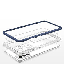 Заредете изображение във визуализатора на галерията – Clear 3in1 Case for Samsung Galaxy A73 Frame Cover Gel Blue - TopMag
