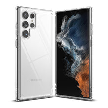 Заредете изображение във визуализатора на галерията – Ringke Fusion tpu case with frame for Samsung galaxy s22 ultra transparent - TopMag
