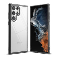 Заредете изображение във визуализатора на галерията – Ringke Fusion TPU cover with a Samsung Galaxy S22 Ultra gel frame black - TopMag
