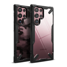 Заредете изображение във визуализатора на галерията – Ringke Fusion X case armored cover with frame for Samsung Galaxy S22 Ultra black - TopMag
