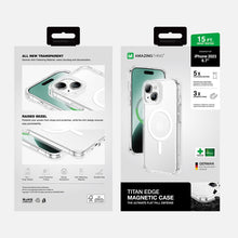 Заредете изображение във визуализатора на галерията – Amazing Thing Titan Edge Mag Case IP156.1PTEMCL for Iphone 15 Pro transparent
