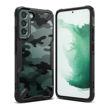 Заредете изображение във визуализатора на галерията – Ringke Fusion X case armored cover with frame for Samsung galaxy s22 + (s22 plus) black camo black - TopMag
