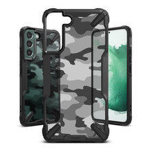Заредете изображение във визуализатора на галерията – Ringke Fusion X case armored cover with frame for Samsung galaxy s22 + (s22 plus) black camo black - TopMag
