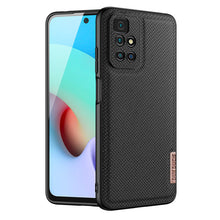 Заредете изображение във визуализатора на галерията – Dux Ducis Fino case cover covered with nylon material Xiaomi Redmi 10 black - TopMag
