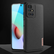 Заредете изображение във визуализатора на галерията – Dux Ducis Fino case cover covered with nylon material Xiaomi Redmi 10 black - TopMag

