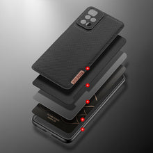 Заредете изображение във визуализатора на галерията – Dux Ducis Fino case cover covered with nylon material Xiaomi Redmi 10 black - TopMag
