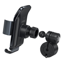 Заредете изображение във визуализатора на галерията – Baseus Electric Bike Smartphone Holder with Integrated Solar Panel 150mAh Black (SUZG010001) - TopMag
