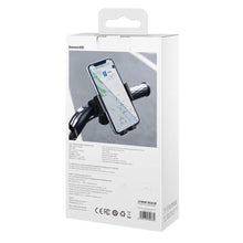 Заредете изображение във визуализатора на галерията – Baseus Electric Bike Smartphone Holder with Integrated Solar Panel 150mAh Black (SUZG010001) - TopMag
