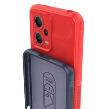 Заредете изображение във визуализатора на галерията – Magic Shield Case Cover for Xiaomi Redmi Note 12 5G / Poco X5 5G Flexible Armor Cover Light Blue
