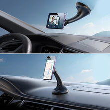 Заредете изображение във визуализатора на галерията – Joyroom car magnetic phone holder for cockpit/dashboard/window black (JR-ZS356)
