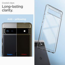 Заредете изображение във визуализатора на галерията – Spigen Ultra Hybrid case for Google Pixel 6A transparent
