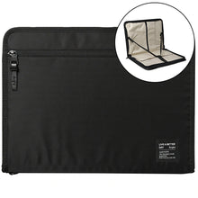 Заредете изображение във визуализатора на галерията – Ringke Smart Zip Pouch universal case for laptop, tablet (up to 13 '') stand bag organizer black - TopMag
