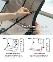 Заредете изображение във визуализатора на галерията – Ringke Smart Zip Pouch universal case for laptop, tablet (up to 13 '') stand bag organizer black - TopMag
