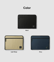 Заредете изображение във визуализатора на галерията – Ringke Smart Zip Pouch universal case for laptop, tablet (up to 13 ''), stand, bag, organizer, beige - TopMag

