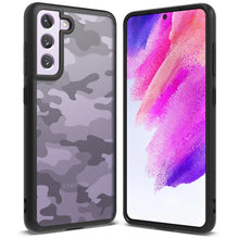 Заредете изображение във визуализатора на галерията – Ringke Fusion Matte TPU Cover with Gel Frame for Samsung Galaxy S21 FE Black Camo Black (FM576E73) - TopMag
