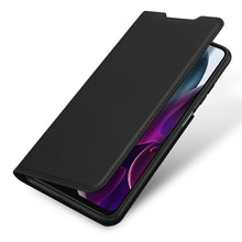 Заредете изображение във визуализатора на галерията – Dux Ducis Skin Pro Holster Cover Flip Cover Motorola Moto G200 5G / Edge S30 black - TopMag
