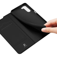 Заредете изображение във визуализатора на галерията – Dux Ducis Skin Pro Holster Cover Flip Cover Motorola Moto G200 5G / Edge S30 black - TopMag
