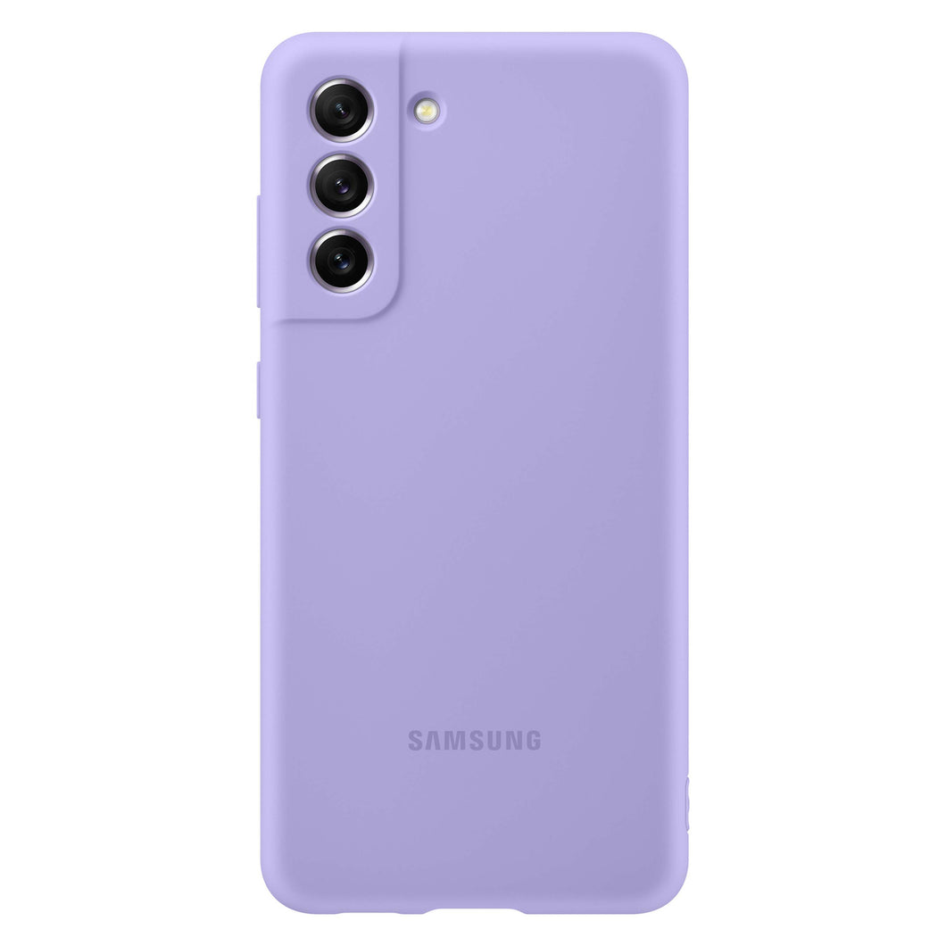 Samsung Silicone Cover Rubber Silicone Cover Case for Samsung Galaxy S21 FE Lavender (EF-PG990TVE)