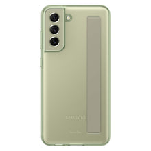 Заредете изображение във визуализатора на галерията – Samsung clear strap cover case for Samsung galaxy s21 fe olive (ef-xg990cme) - TopMag
