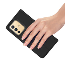 Заредете изображение във визуализатора на галерията – Dux Ducis Skin Pro Holster Cover Flip Vivo V23 5G black - TopMag
