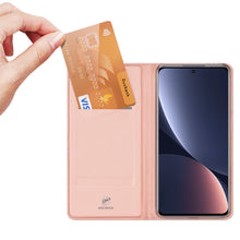 Заредете изображение във визуализатора на галерията – Dux Ducis Skin Pro Holster Cover Flip Cover for Xiaomi 12 Pro pink - TopMag
