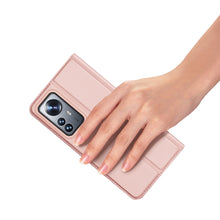 Заредете изображение във визуализатора на галерията – Dux Ducis Skin Pro Holster Cover Flip Cover for Xiaomi 12 Pro pink - TopMag
