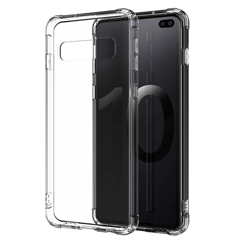 Back Case ANTI SHOCK 0,5mm for SAMSUNG GALAXY S10 PLUS TRANSPARENT