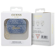 Заредете изображение във визуализатора на галерията – Guess GUAP2G4GSMB AirPods Pro 2 cover blue/blue 4G Charm Collection
