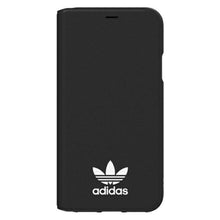 Заредете изображение във визуализатора на галерията – Adidas Booklet Case New Basics iPhone X/Xs czarny biały/black white 29195 - TopMag
