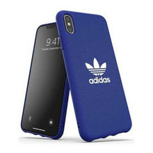Заредете изображение във визуализатора на галерията – Adidas Moulded Case CANVAS iPhone Xs Max niebieski/blue 34960 - TopMag

