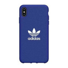 Заредете изображение във визуализатора на галерията – Adidas Moulded Case CANVAS iPhone Xs Max niebieski/blue 34960 - TopMag
