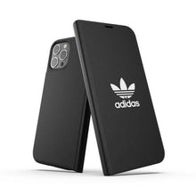 Заредете изображение във визуализатора на галерията – Adidas OR Booklet Case BASIC iPhone 12 Pro Max 6,7" czarno biały/black white 42228 - TopMag
